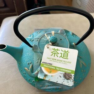 NWT Cast Iron Asian Tea Pot 🫖 😻